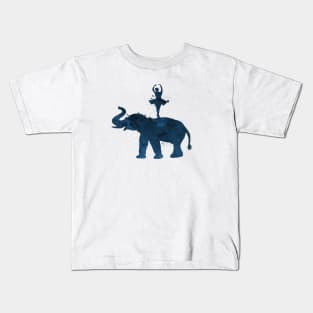 Elephant and ballerina Kids T-Shirt